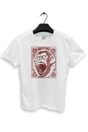 full-of-shouting-ape-unisex-beyaz