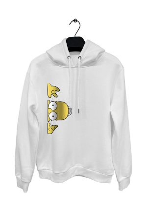 homer-simpson-side-peek-hoodie-beyaz